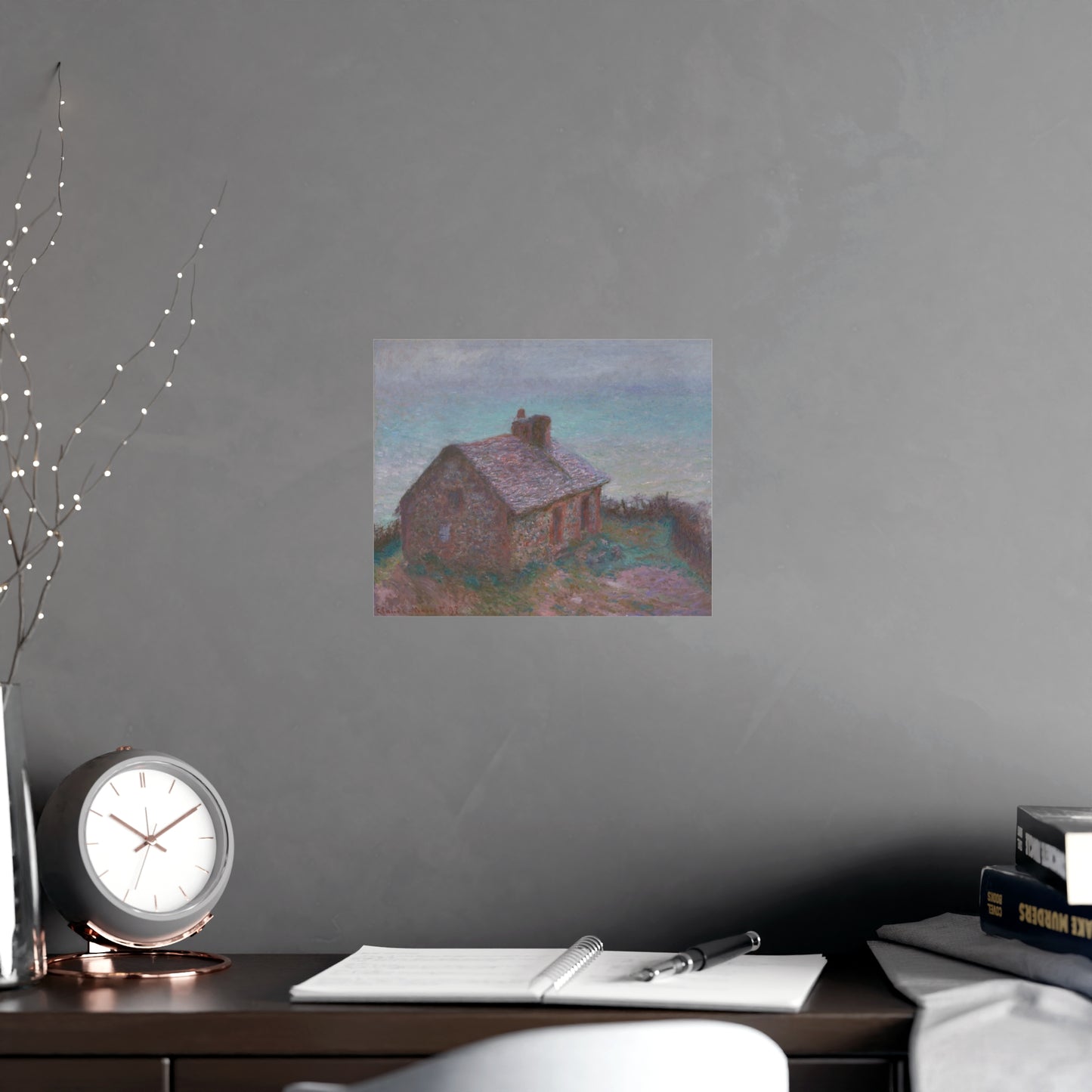 The Customs House at Varengeville - Monet Fine Art Poster