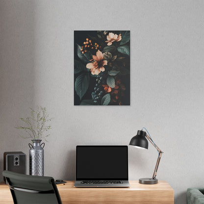 Evergreen Moody Botanical -Secret Garden Series  - Fine Art Print on Canvas