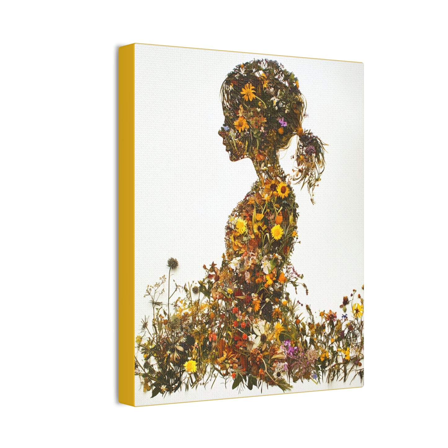 Summers Gone By - Wildflowers Fine Art Print on Canvas