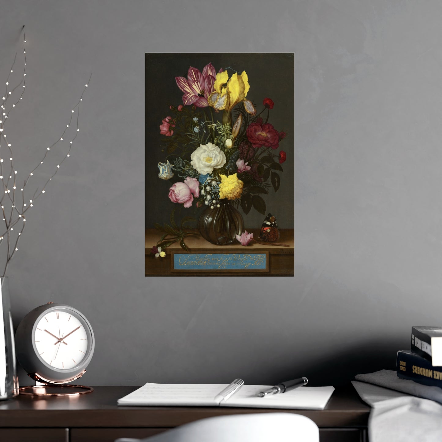 Bouquet of Flowers in a Glass Vase - Dutch Masters Fine Art Poster