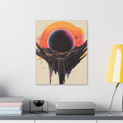Valley of Dreams - Abstract Color Series- Fine Art Print on Canvas