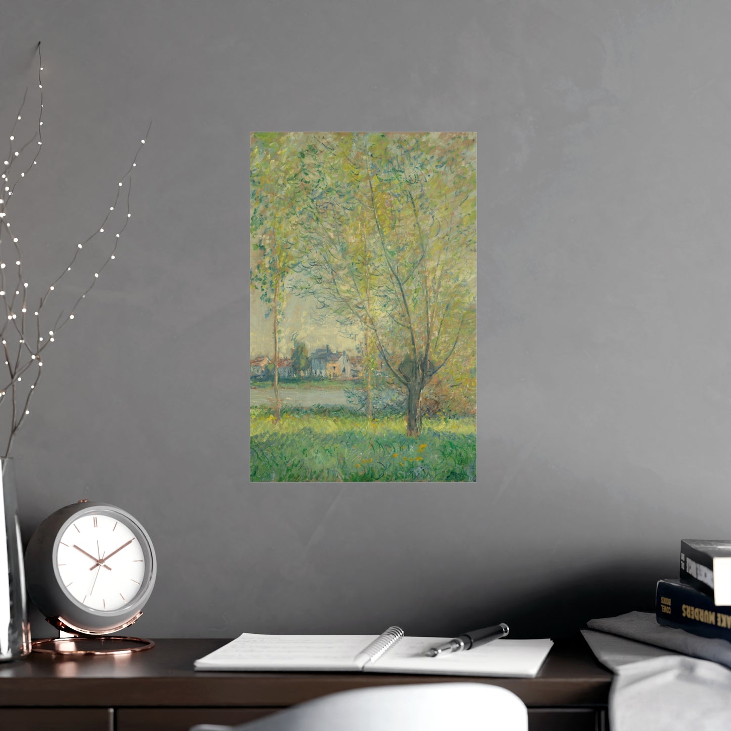 The Willows - Peaceful Landscape Fine Art Poster