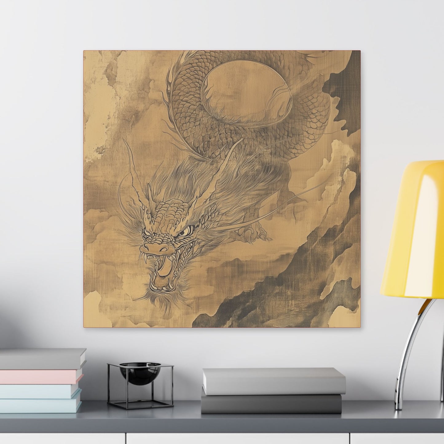 Smoke - Dragon Collection - Year of the Dragon -  Fine Art Print on Canvas