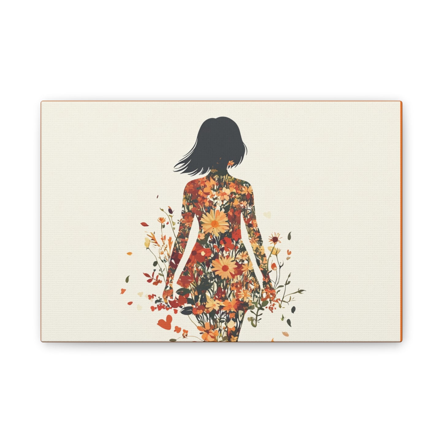 You Belong Among the Wildflowers  - Flower Girl - Print on Canvas