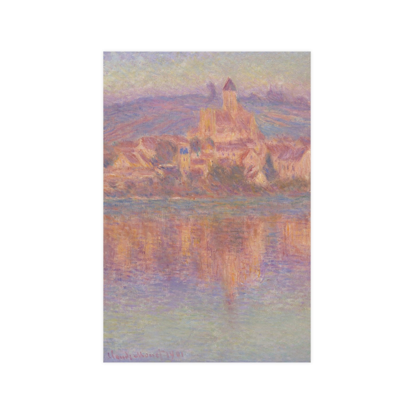 Vetheuil - Monet Village Landscape Fine Art Poster