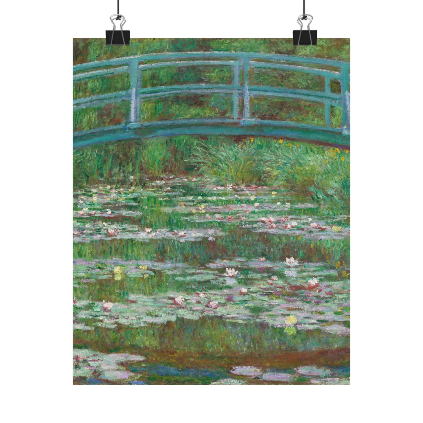Claude Monet - Japanese Foot Bridge Fine Art Canvas Print