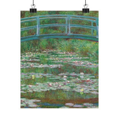 Claude Monet - Japanese Foot Bridge Fine Art Canvas Print