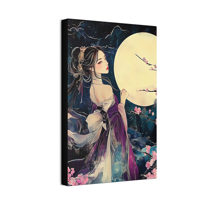 Thinking of You in the Moonlight - Fine Art Print - Wall Art on Canvas