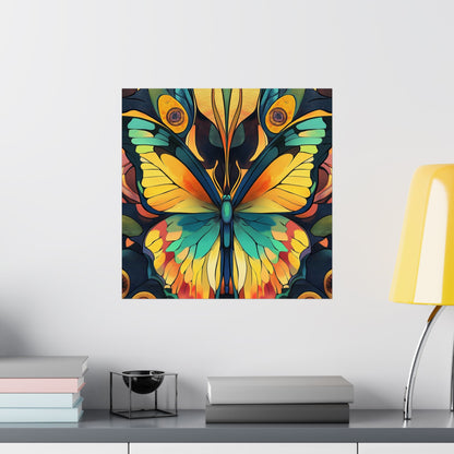 Brilliant Butterfly - Bohemian Wall Art - Fine Art Print - Poster Matte - Vertical Wall Décor