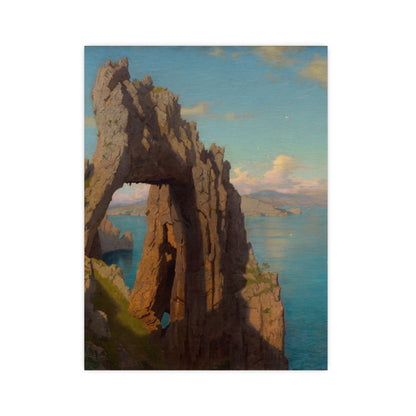 Natural Arch at Capri - Italian Coast Fine Art Poster