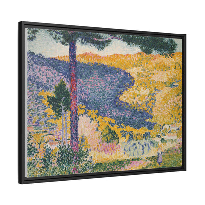Valley with Fir Shade on the Mountain - Museum Collection - Framed Canvas Print