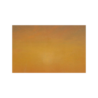 John Frederick Kensett : Sunset on the Sea (1872) - Museum Collection - Fine Art Print