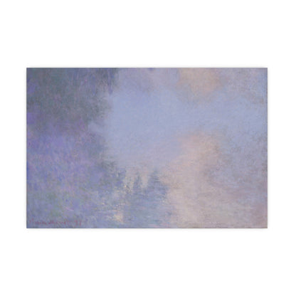 Branch of the Seine near Giverny in Mist - Monet Fine Art Poster