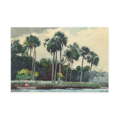 Red Shirt Homosassa Florida - Winslow Homer Fine Art Poster