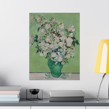 Van Gogh- Fine Art Prints - Reproduction - Flowers in a Vase - Floral Vertical Poster - Artistic Home Décor for Nature Lovers