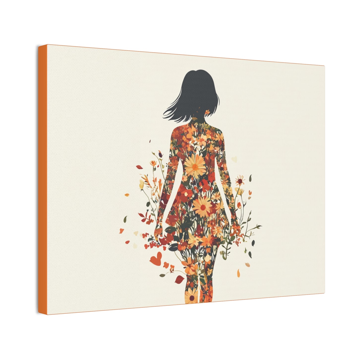 You Belong Among the Wildflowers  - Flower Girl - Print on Canvas