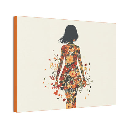 You Belong Among the Wildflowers  - Flower Girl - Print on Canvas