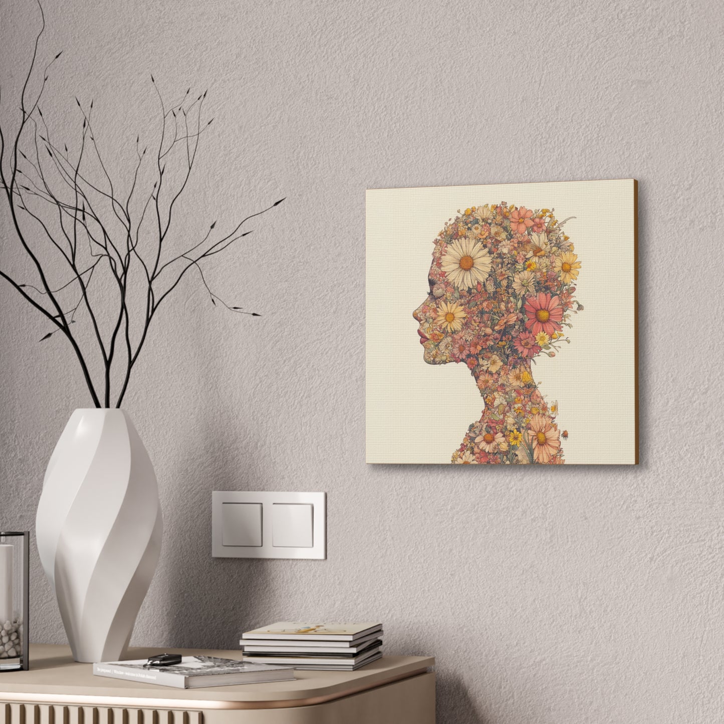 And So She Grew on Canvas