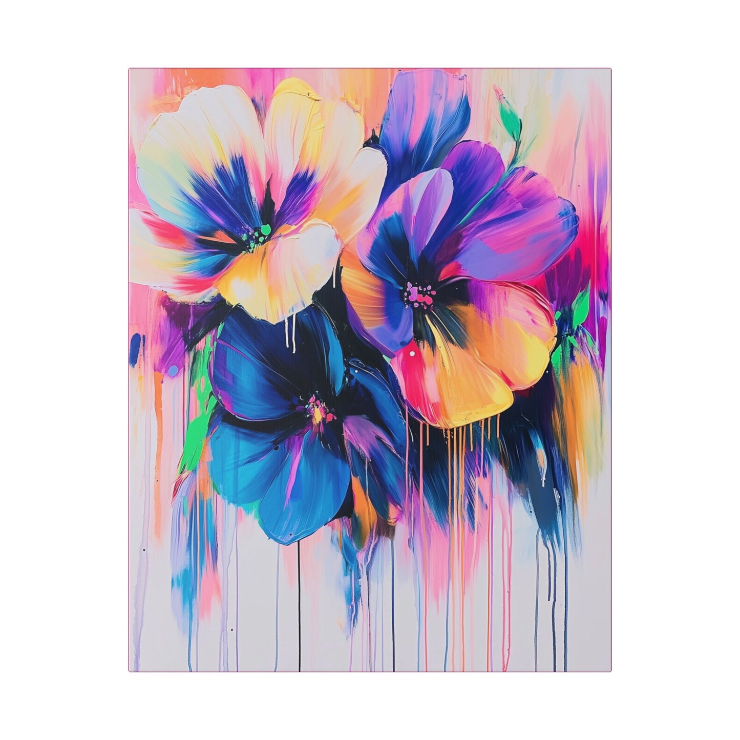Color Blooms - Delight in Nature Series - Fine Art Print on Canvas
