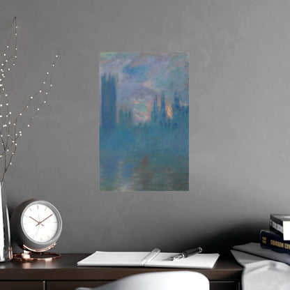 Houses of Parliament London - Monet Fine Art Poster