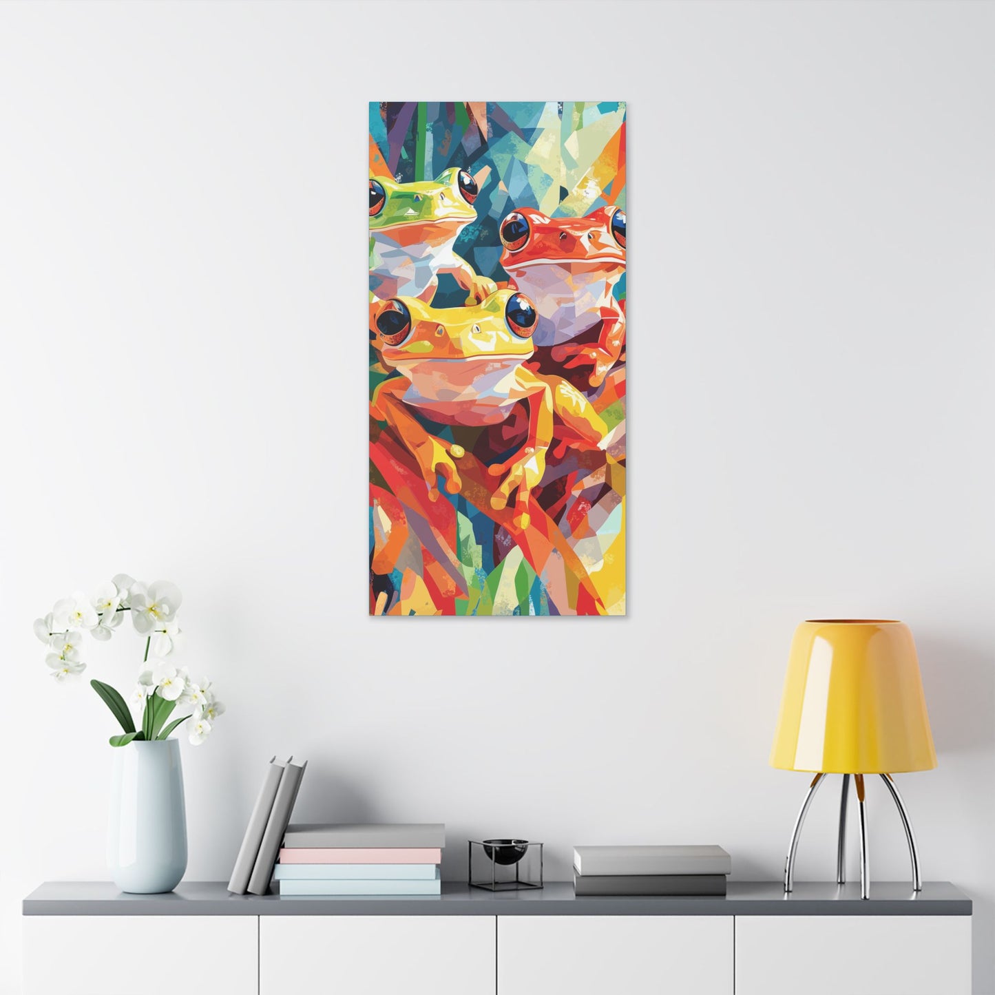 Frogs are Friends - Delight in Nature Series - Fine Art Print on Canvas