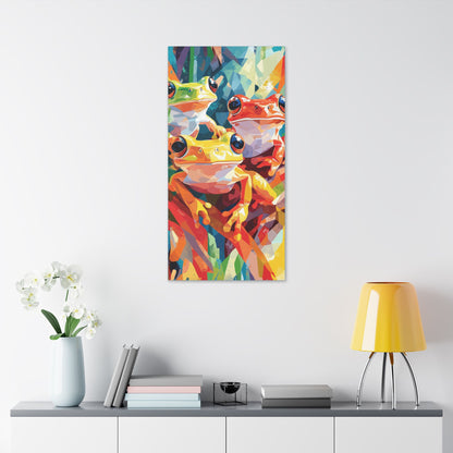Frogs are Friends - Delight in Nature Series - Fine Art Print on Canvas