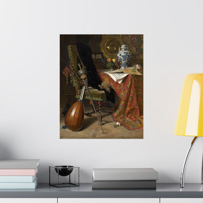 Elegant - Still Life Art - 17th Century Interior Painting - Fine Art Print - Gothic Art - Vintage Fine Art