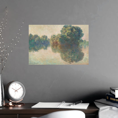 The Seine at Giverny - Monet Fine Art Poster