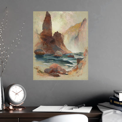 Tower Falls Yellowstone - American West Fine Art Poster