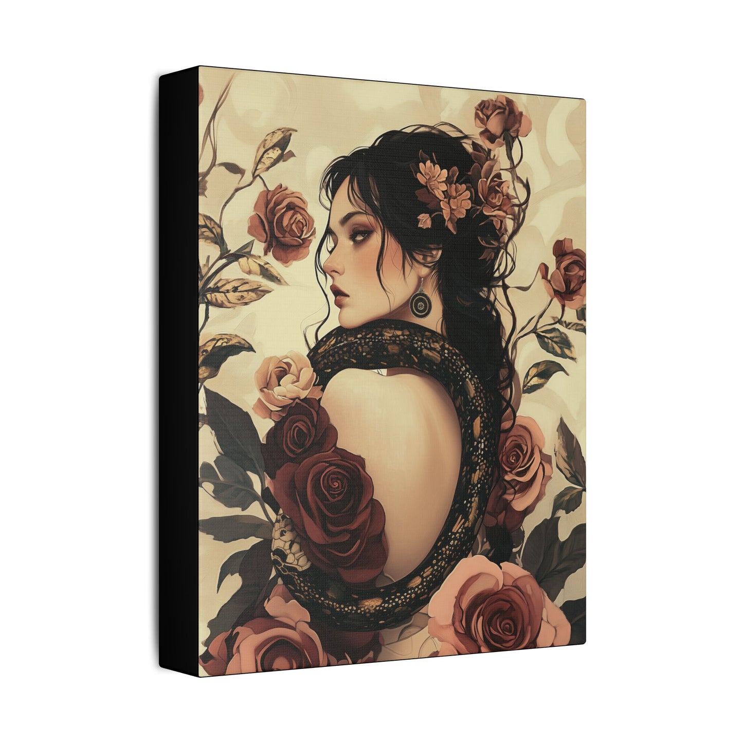 Never Look Back - Secret Garden Series - Fine Art Print on Canvas