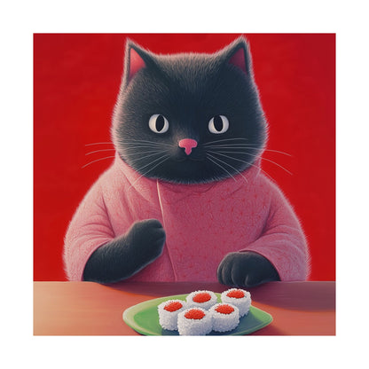 9 Lives Sushi Bar Art Print - Matte Vertical Posters