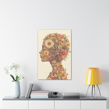 And So She Grew on Canvas