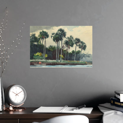 Red Shirt Homosassa Florida - Winslow Homer Fine Art Poster