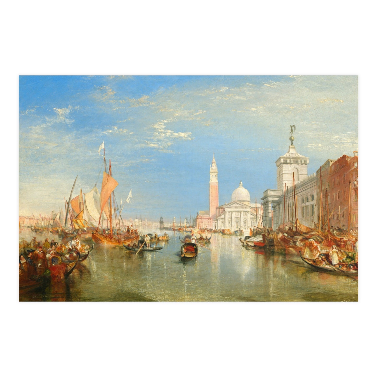 Venice Dogana and San Giorgio Maggiore - Turner Fine Art Poster