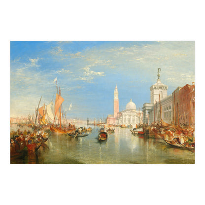Venice Dogana and San Giorgio Maggiore - Turner Fine Art Poster