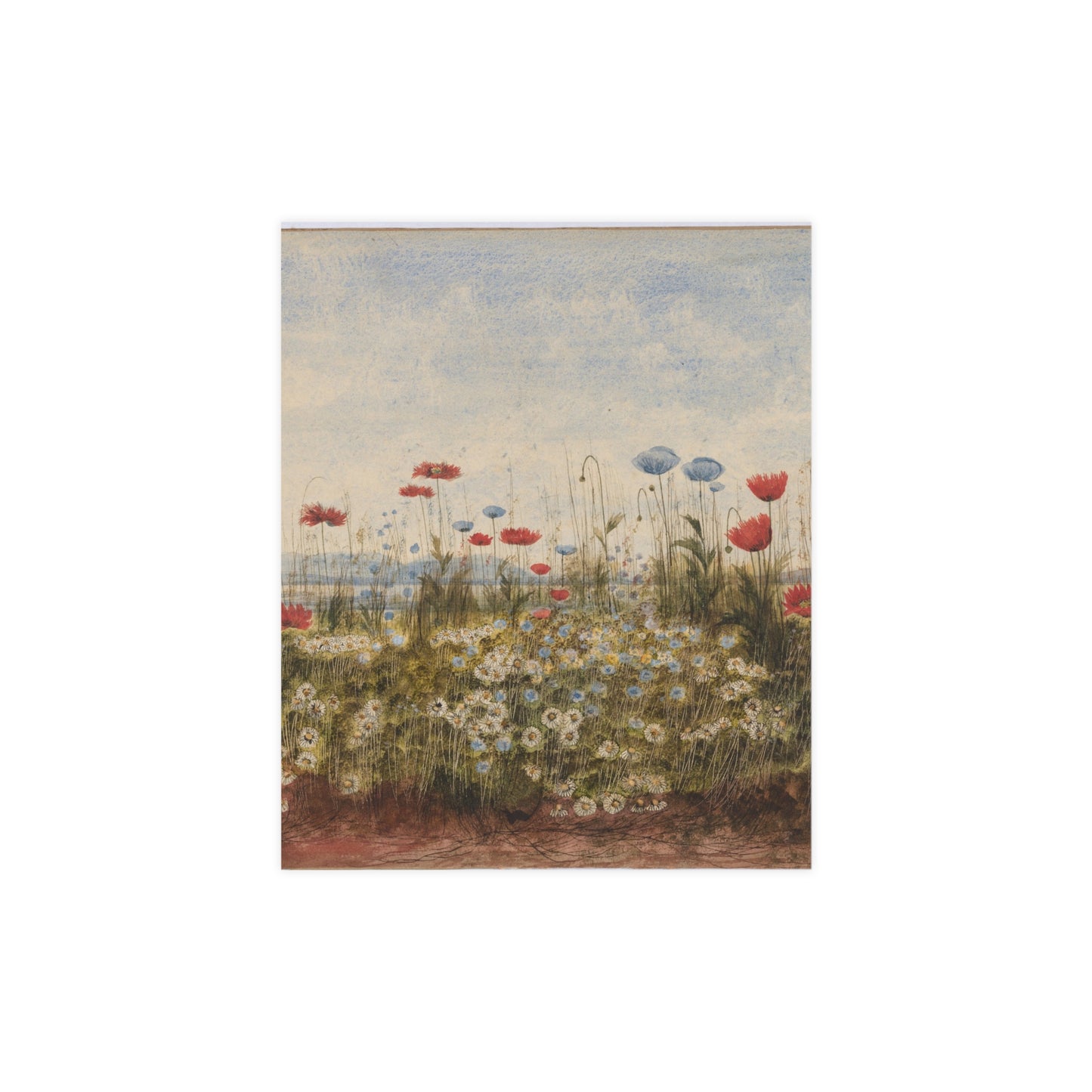 Wildflower Scene - Museum Collection - Fine Art Poster