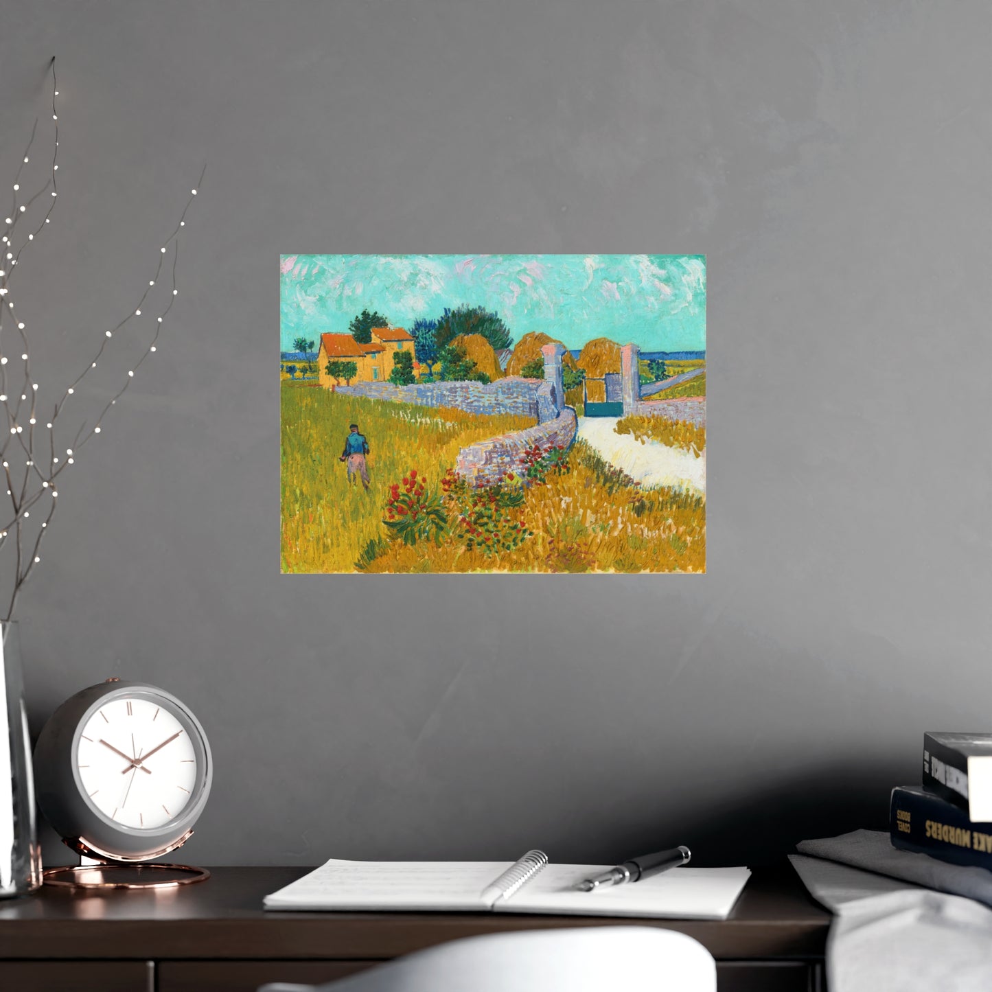 Farmhouse in Provence - Van Gogh Fine Art Poster