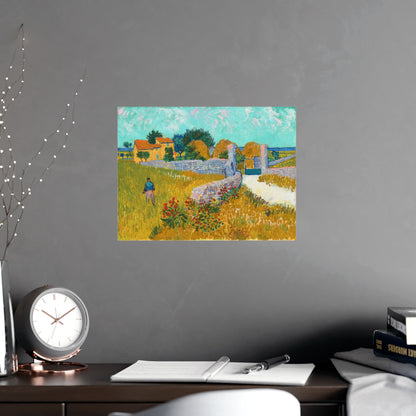 Farmhouse in Provence - Van Gogh Fine Art Poster