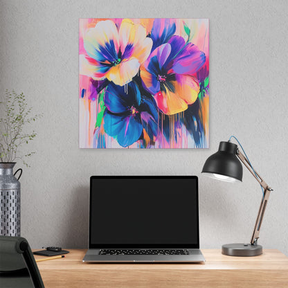 Color Blooms - Delight in Nature Series - Fine Art Print on Canvas