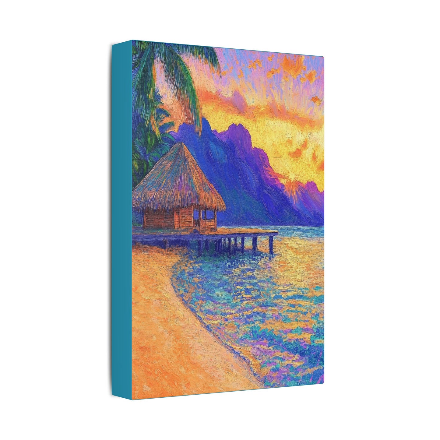 Mornings are Better on Vacation  - Fine Art Print on Canvas