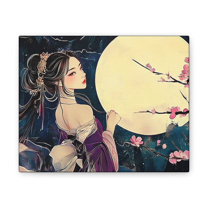 Thinking of You in the Moonlight - Fine Art Print - Wall Art on Canvas