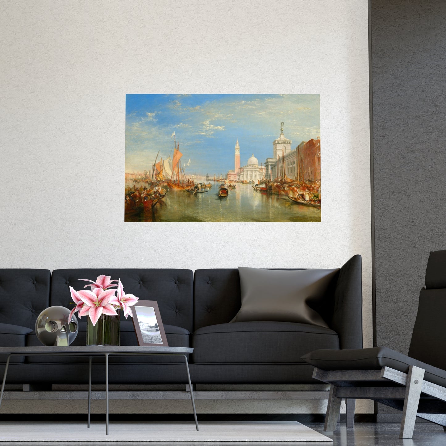 Venice Dogana and San Giorgio Maggiore - Turner Fine Art Poster