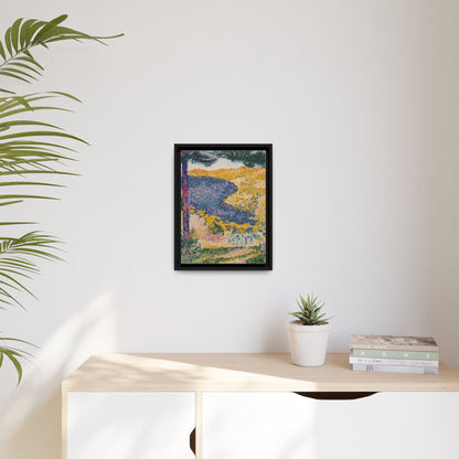 Valley with Fir Shade on the Mountain - Museum Collection - Framed Canvas Print