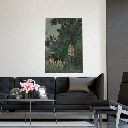The Equatorial Jungle - Rousseau Tropical Fine Art Poster