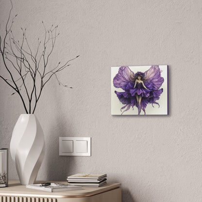 A Violet Affair - Fairies & Flowers Collection - Wall Art - on Canvas