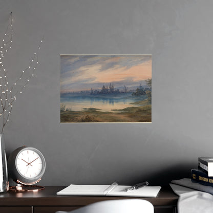 Landscape near Strasbourg - European Pastoral Fine Art Poster