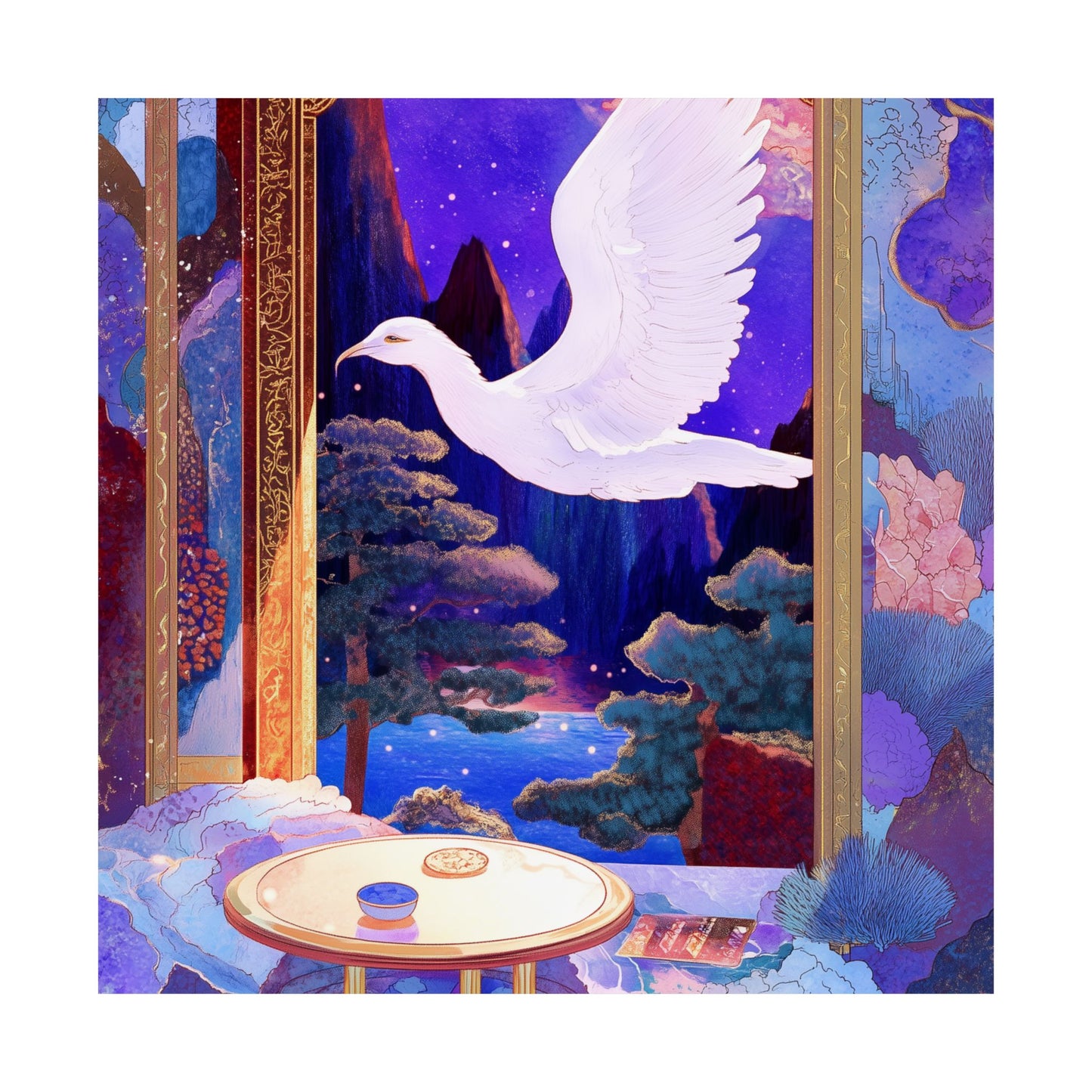 Into the Mystic Dove Messenger Fine Art Print