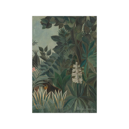 The Equatorial Jungle - Rousseau Tropical Fine Art Poster