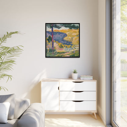 Valley with Fir Shade on the Mountain - Museum Collection - Framed Canvas Print