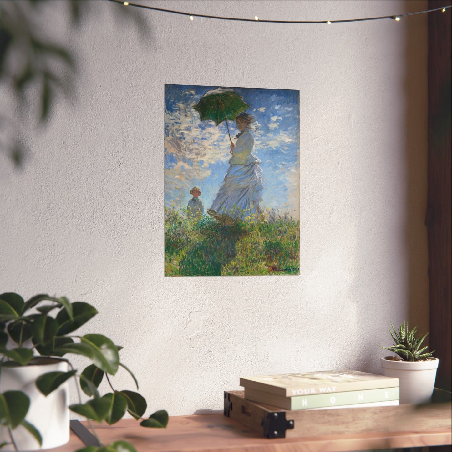 Claude Monet - Woman with a Parasol Fine Art Print